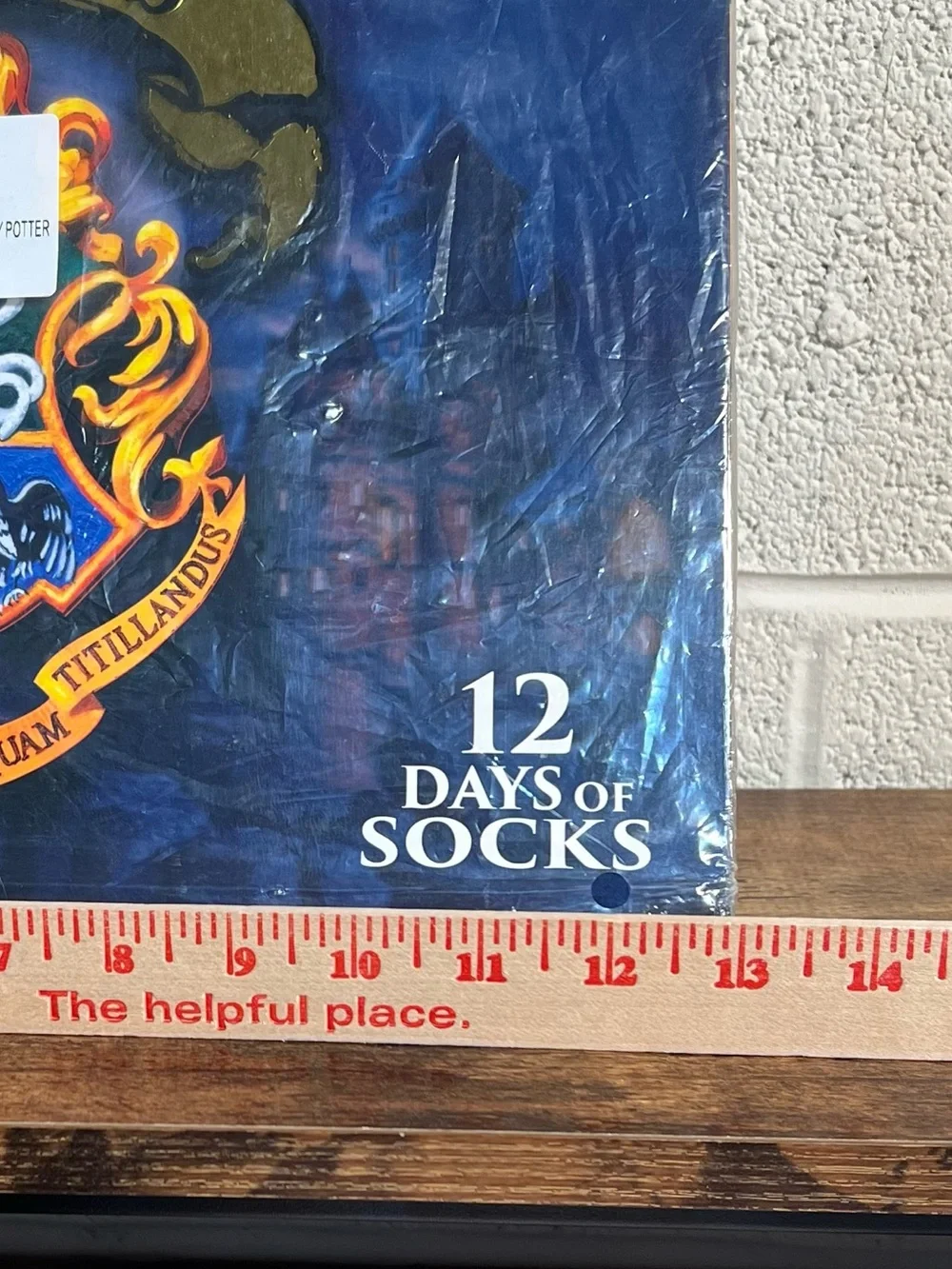 Harry Potter Socks Gift Set 12 Days of Socks 4 Crew 8 Low Cut Wizard Multi Pack